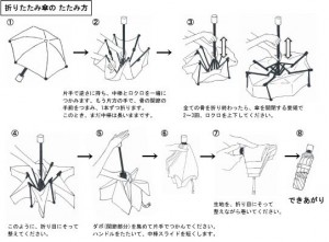 傘のたたみ方 ~折りたたみ傘 | 傘・日傘・レイングッズ専門店 HANWAY（ハンウェイ）のブログ